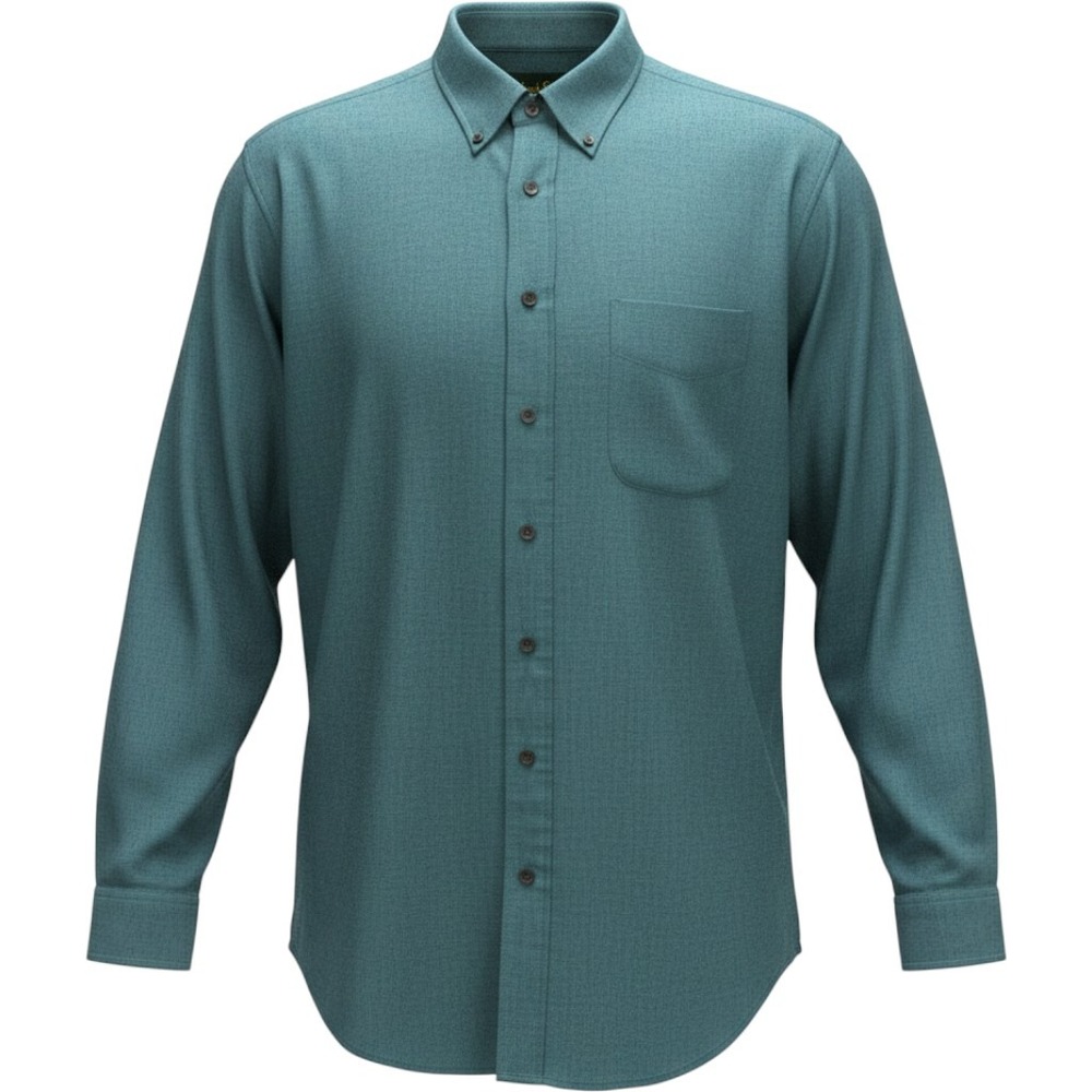 Sutter & Grant Men's Oxford Shirt 16.5 37 Tall Teal Blue USA Made